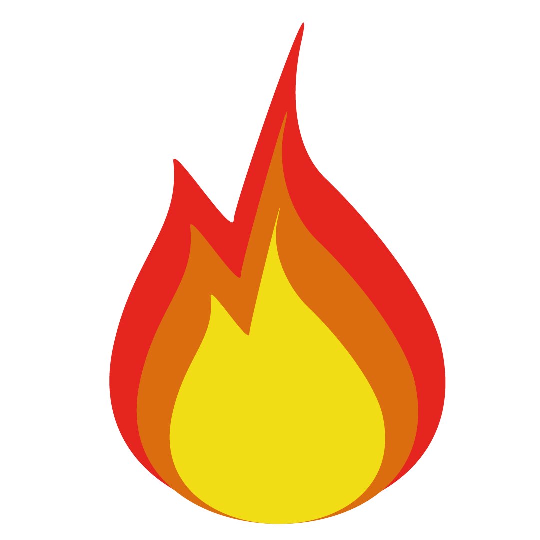 Graphic of a fire