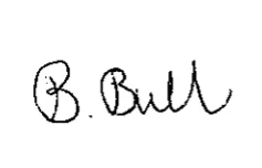 Signature of Bev Bull, Head of Finance and Treasurer (Section 151 Officer)