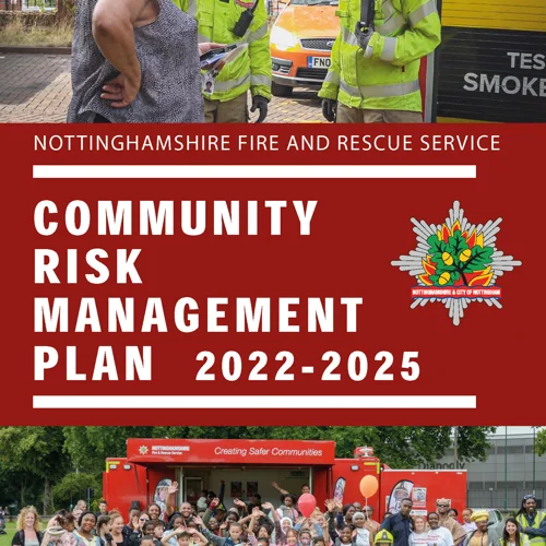 Community Risk Management Plan 2022-2025 front cover