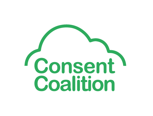 Consent Coalition logo with Green text