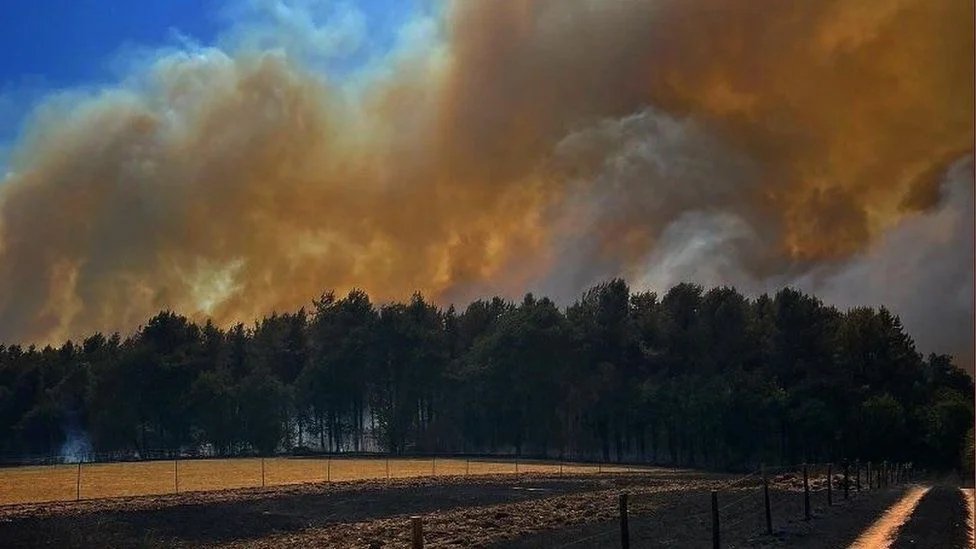 fire in Blidworth