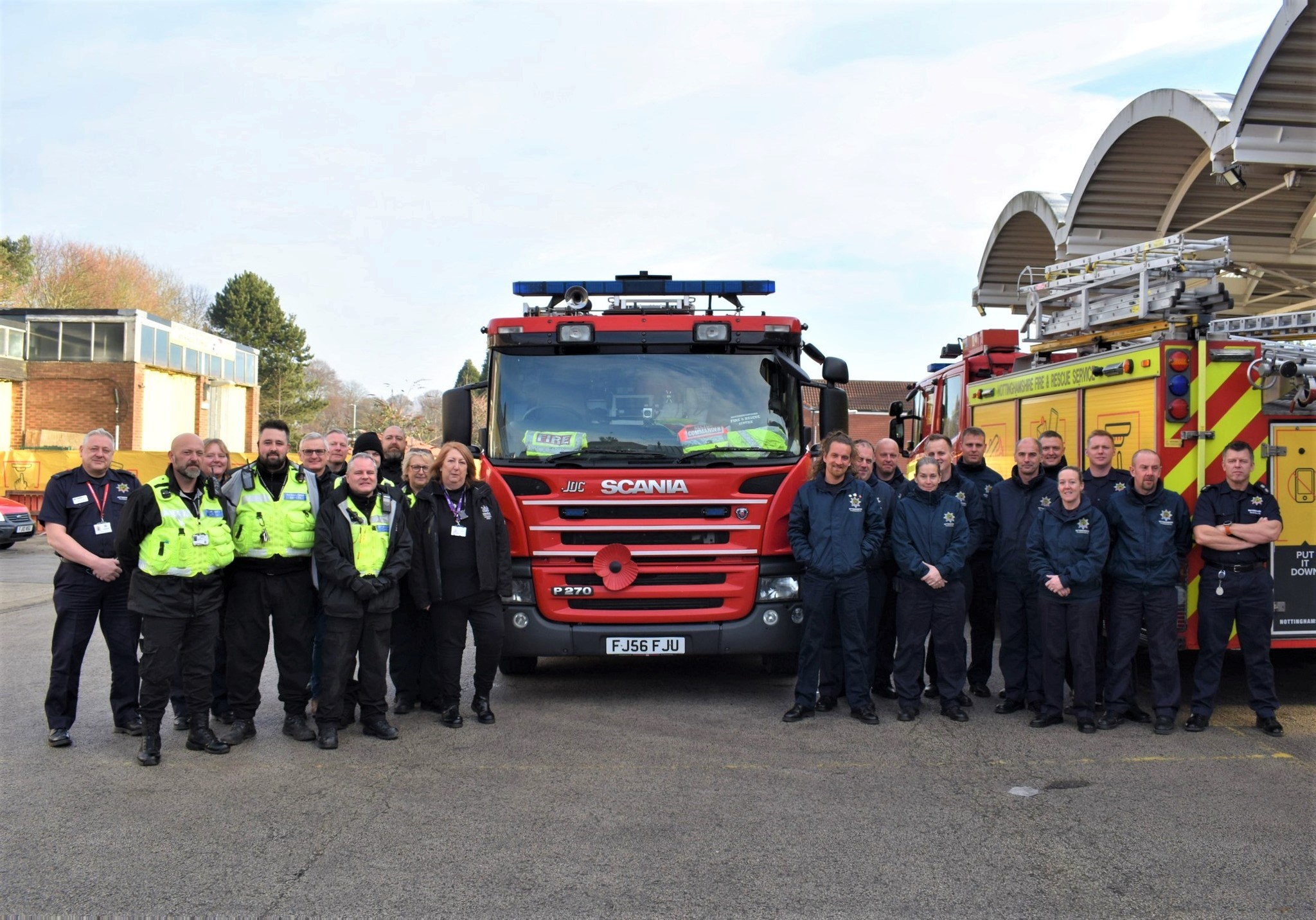 Working with partners to keep people safe on a Mansfield estate NFRS