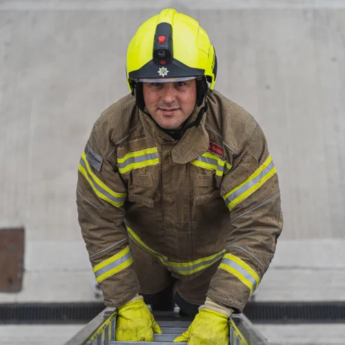 Firefighter Dan Harrison