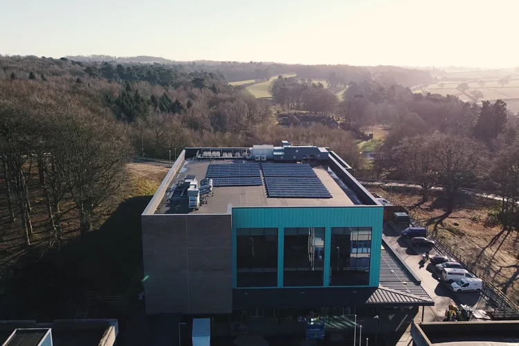 Aerial view of the new Joint Headquarters building