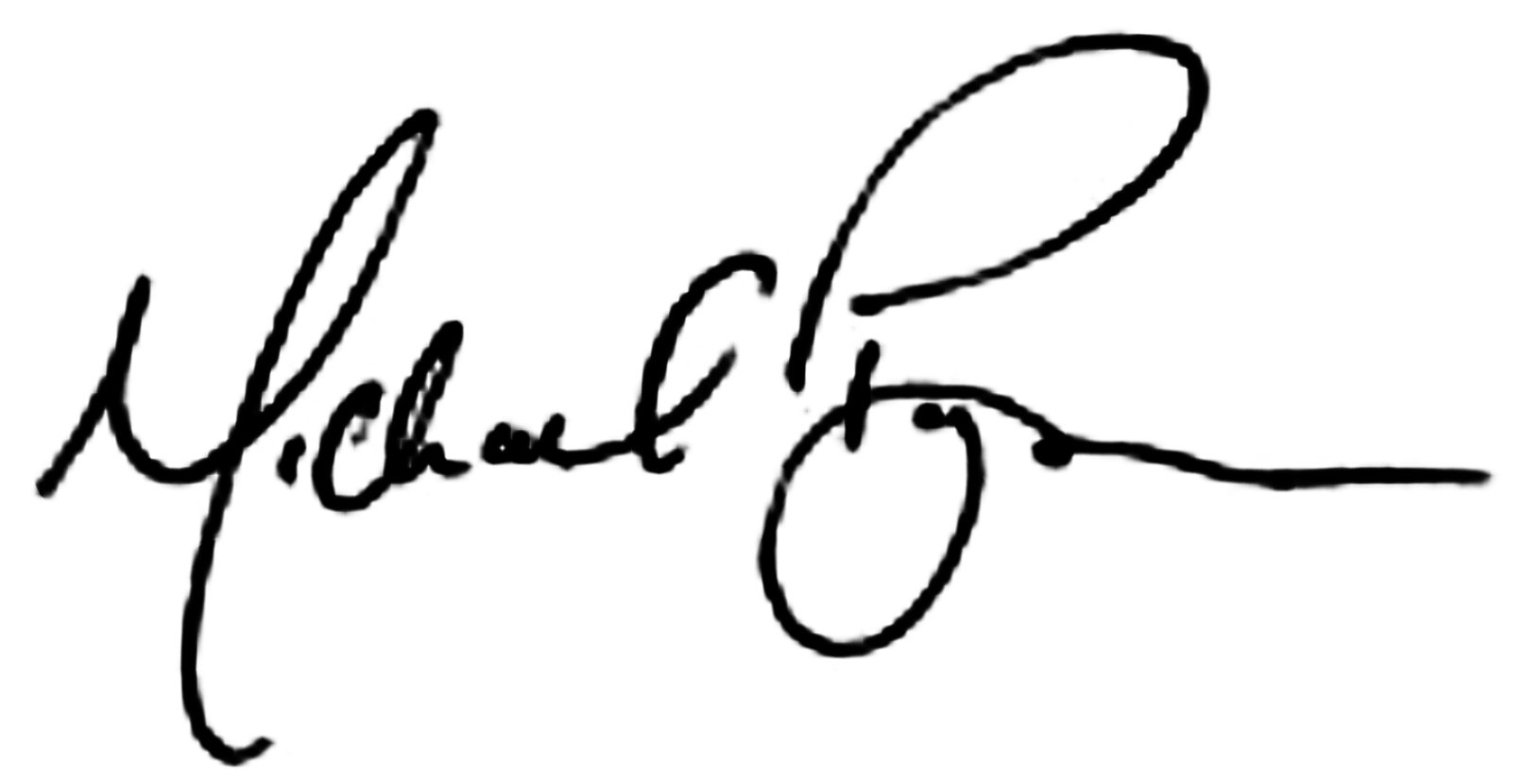 Signature of Councillor Michael Payne (Chair of the Combined Fire Authority)