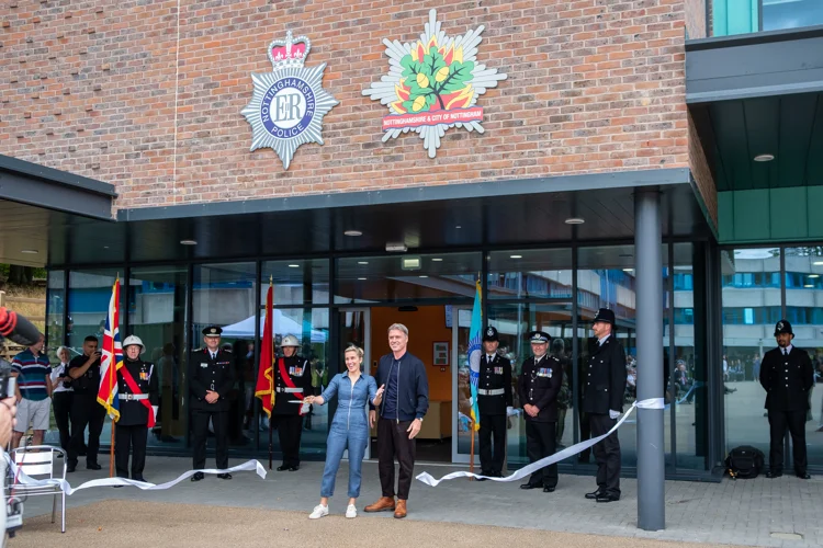 Ribbon cutting and official opening of the Joint Police and Fire Headquarters by Vicky McClure